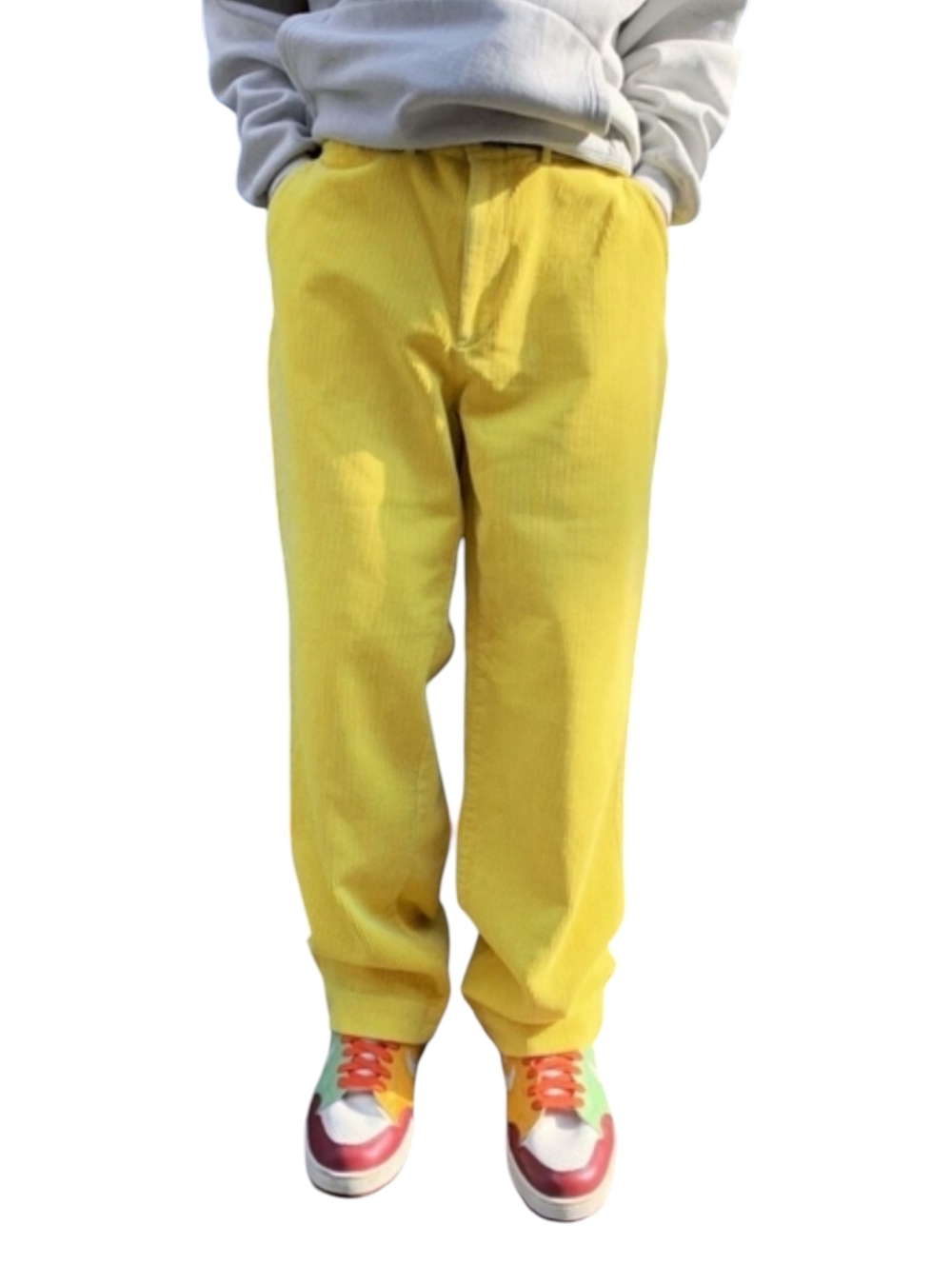 Polo Ralph Lauren Yellow Corduroy Golf Pants Trousers — Fits Women XS/S /Boys XL